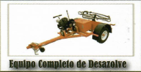 equipo completo de desazolve muestra la maquina completa con sus lantas